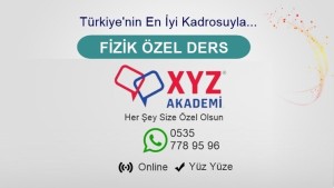 İzmir Gaziemir Fizik Özel Ders