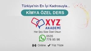Kimya Özel Ders Beşiktaş